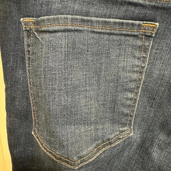 Loft Made and Loved Women’s Button Fly Modern Skinny Jeans Raw Hem 32/14 - Picture 6 of 11